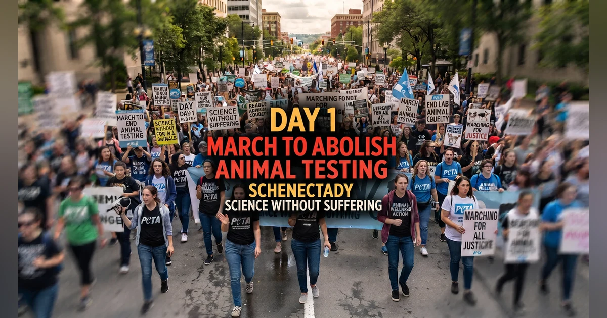 Day 1 - First Stop: March vs Animal Tests