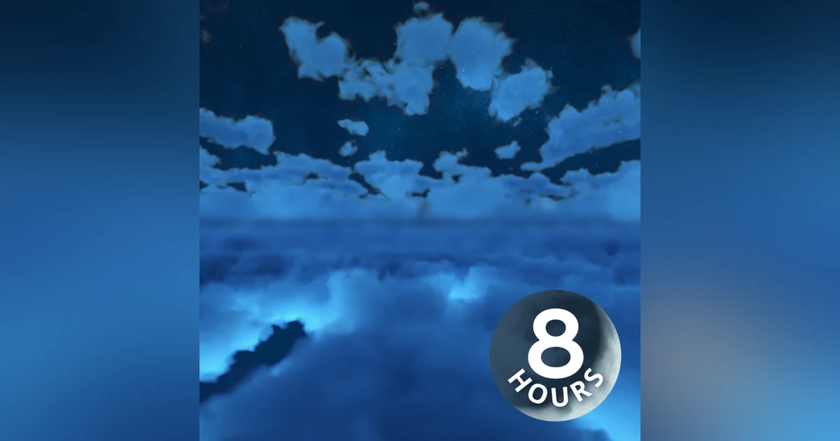 White Noise 8 Hours for Sleeping | Soaring Through the Skies!