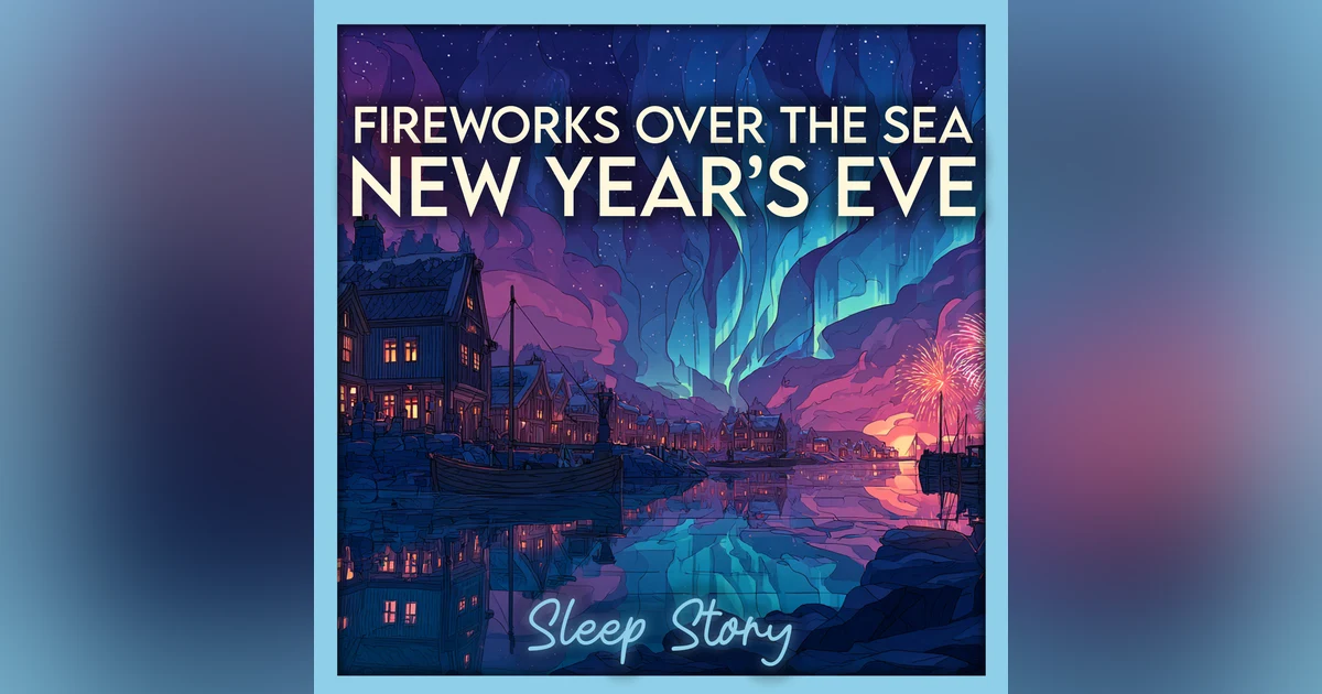 New Year’s Eve Harbor Sleep Story for Grown Ups | Fireworks Over the Ocean (Soothing Narration)