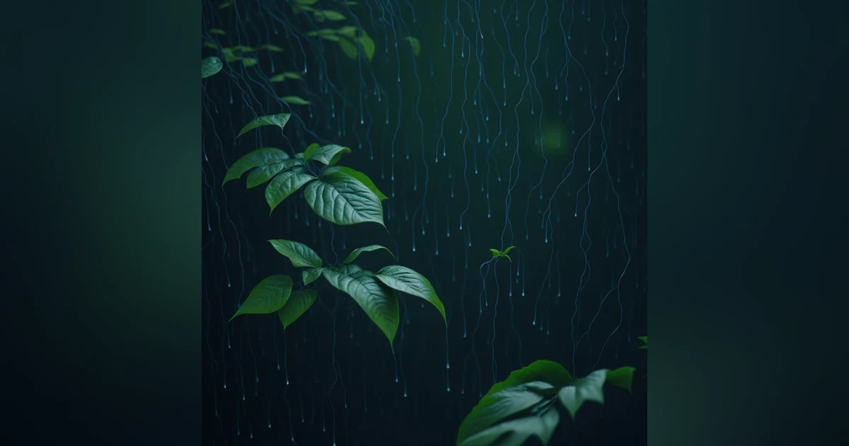 8 Hours of Gentle Rain with Calming Dripping Sounds and Subtle Thunder  Ambient Sleep and Relaxation