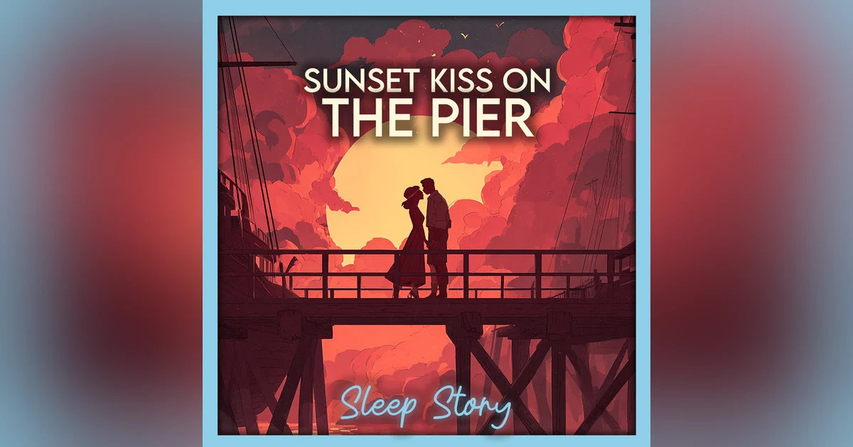 Cozy Coastal Sunset Sleep Story for Adults | Ocean Waves, Gentle Romance & Deep Sleep Meditation