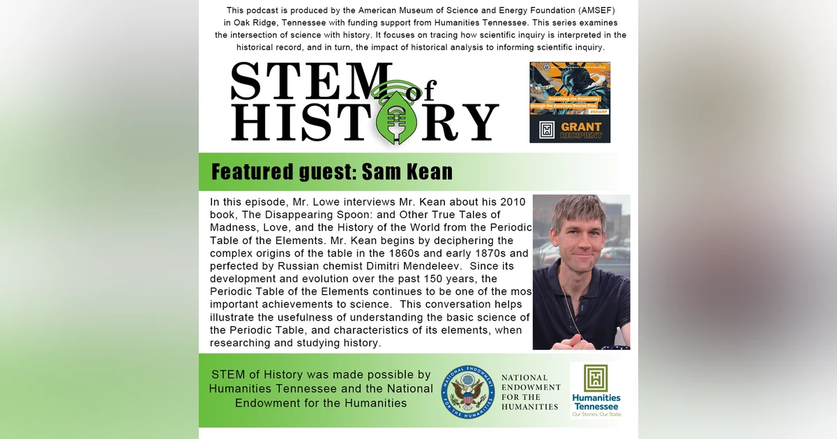 STEM of History: Sam Kean