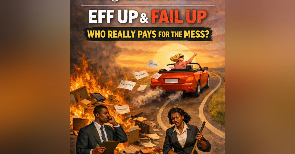 Episode 60: Eff Up & Fail Up: Who Really Pays for the Mess?