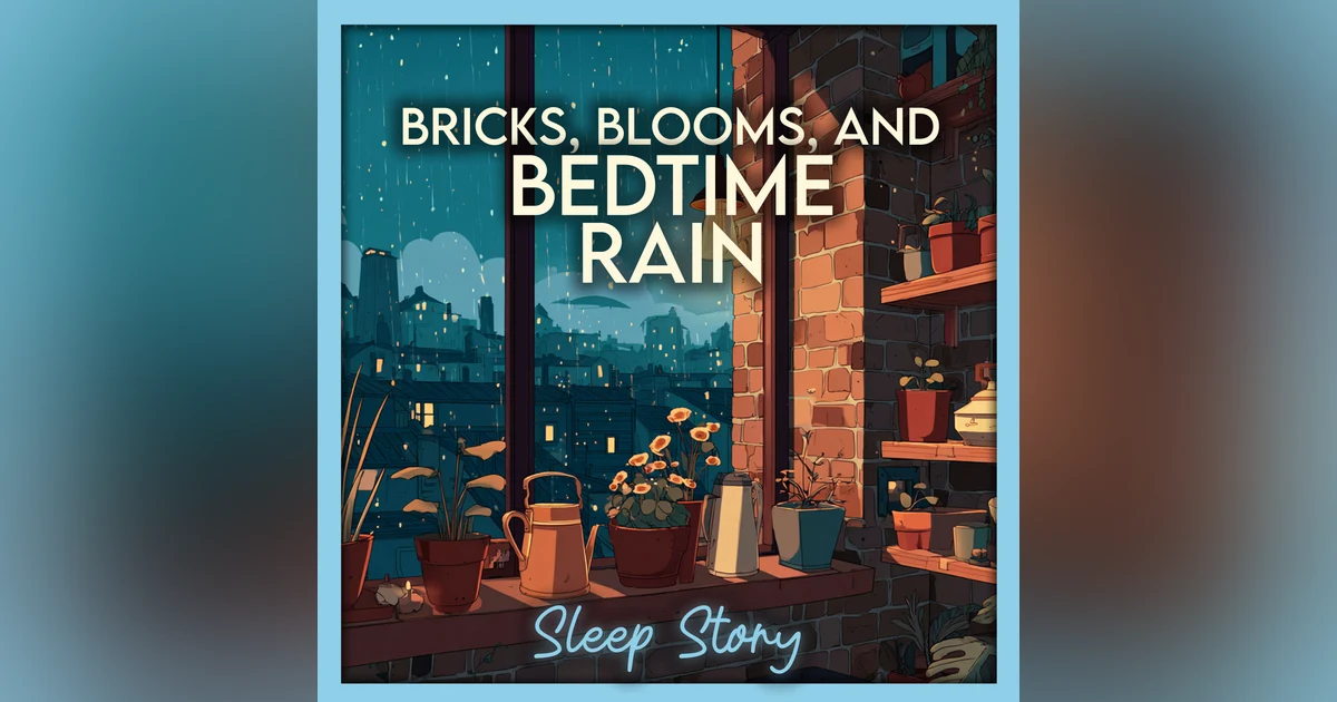 Rain on the Old Brick Cottage | Relaxing Sleep Story for Adults with Cozy Garden Sounds, Gentle Rain, Soothing Narration & Peaceful Sleep