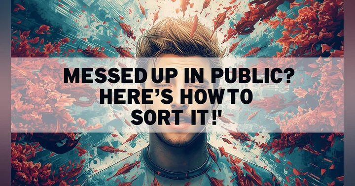 image for Messed up in public? Here's How to Sort It