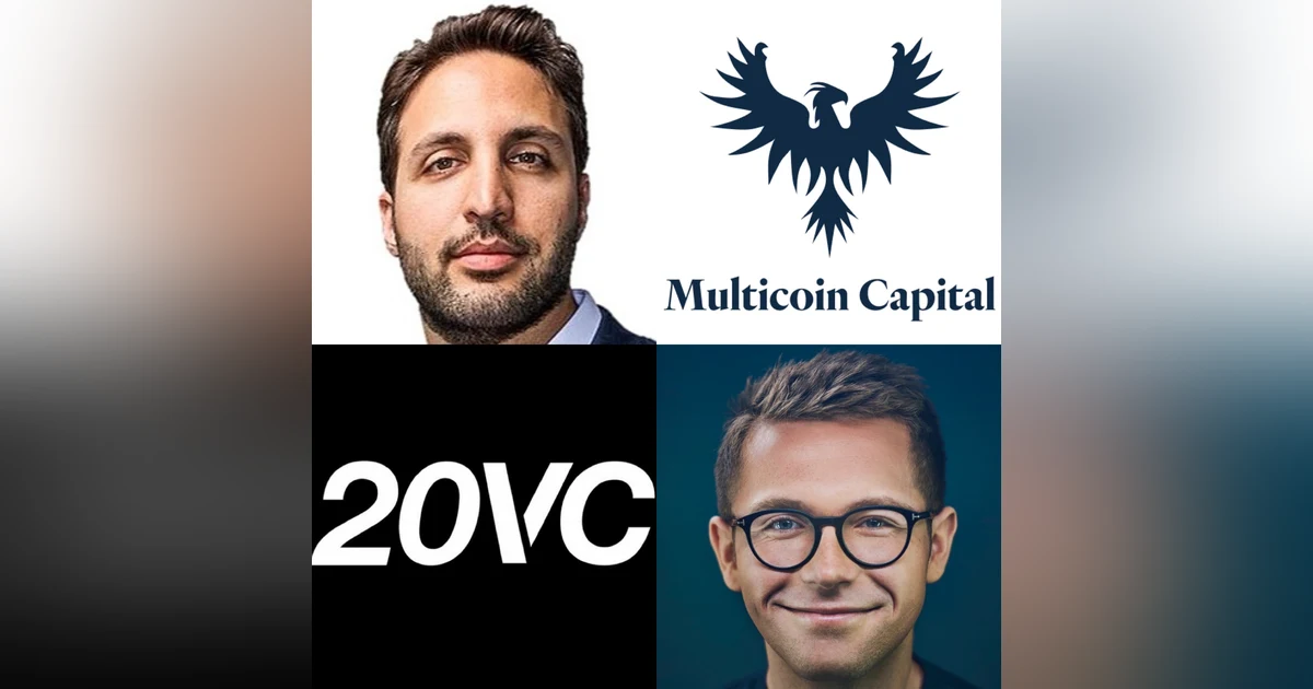 20VC: Why Market Matters So Much More Than Founding Team | Why Crypto Investing is Less Collaborative Than Ever | Why Bitcoin is Not a Hedge Against Inflation | Why Solana Will Beat Ethereum | The Network Effects You Need To Understand with