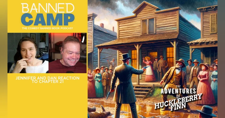 image for Exploring 'Huckleberry Finn' Chapter 21 with Banned Camp: Deception, Morality, and More