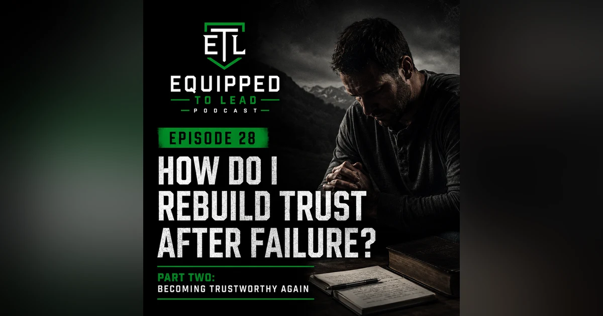 Ep 28 - How Do I Rebuild Trust After Failure: Part 2
