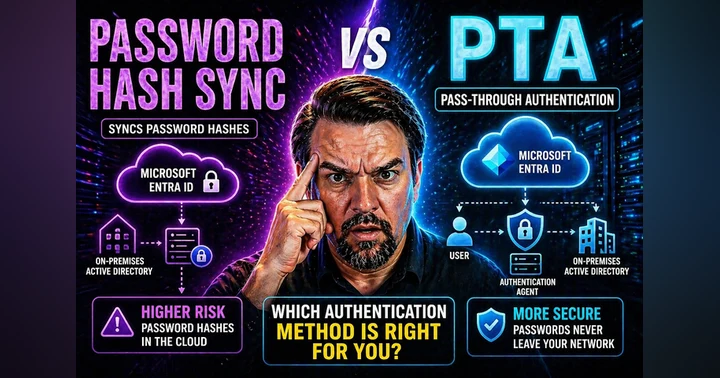 image for Password Hash Sync Vs PTA Guide