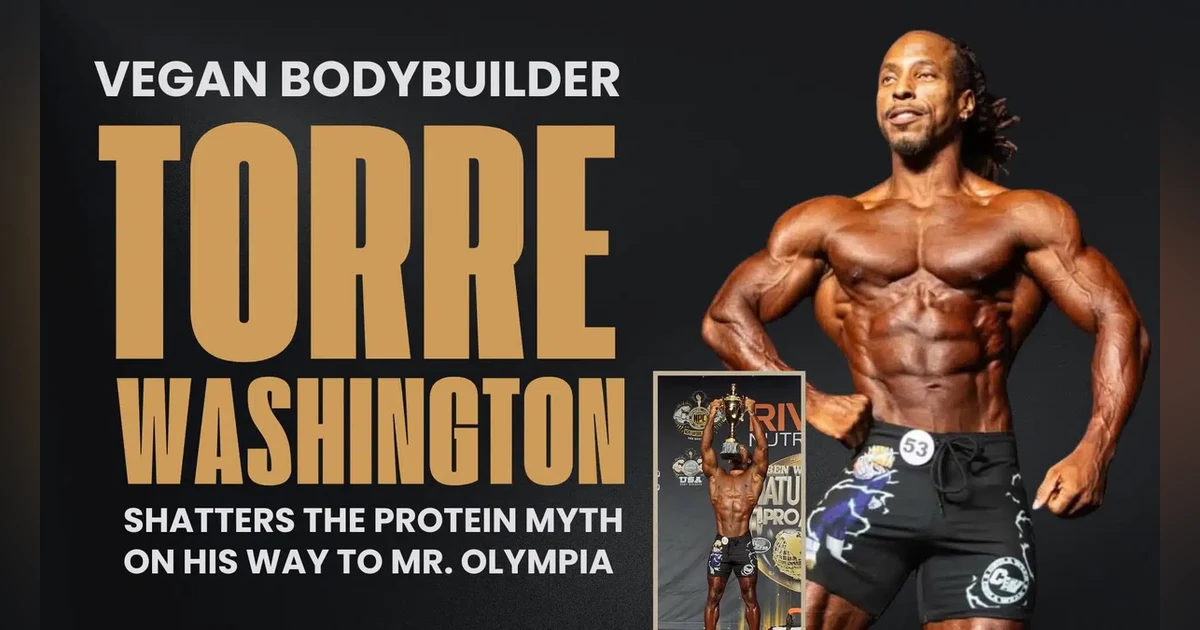 1st Vegan to Compete in Mr Olympia
