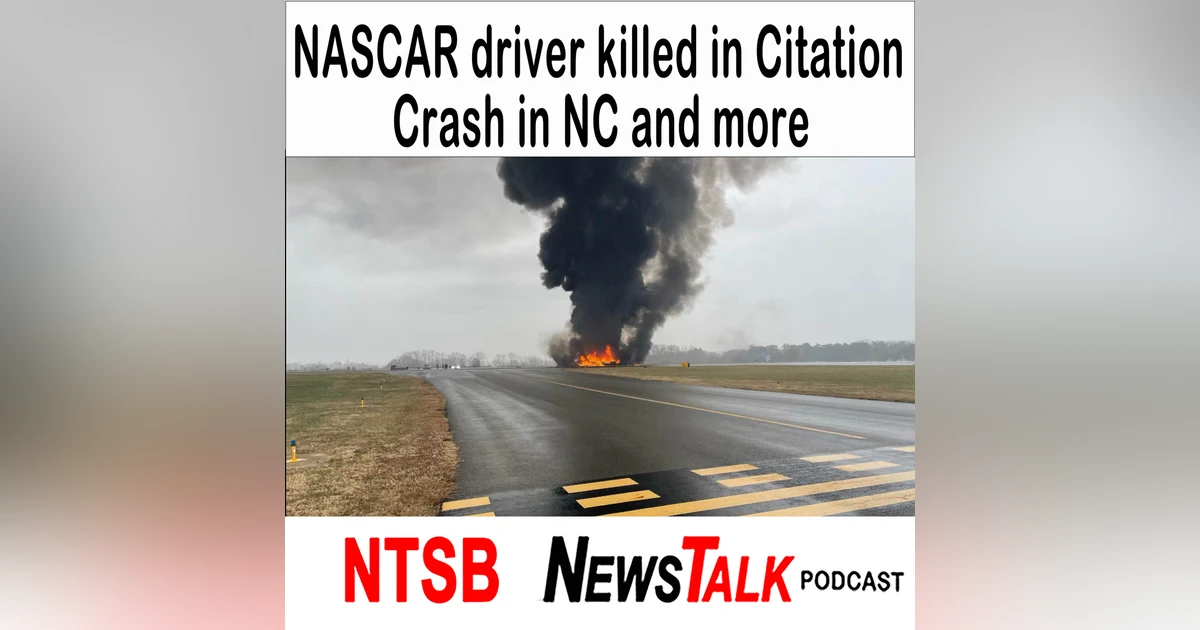 Citation 550 Crash in Statesville NC Kills NASCAR Driver Greg Biffle and Family