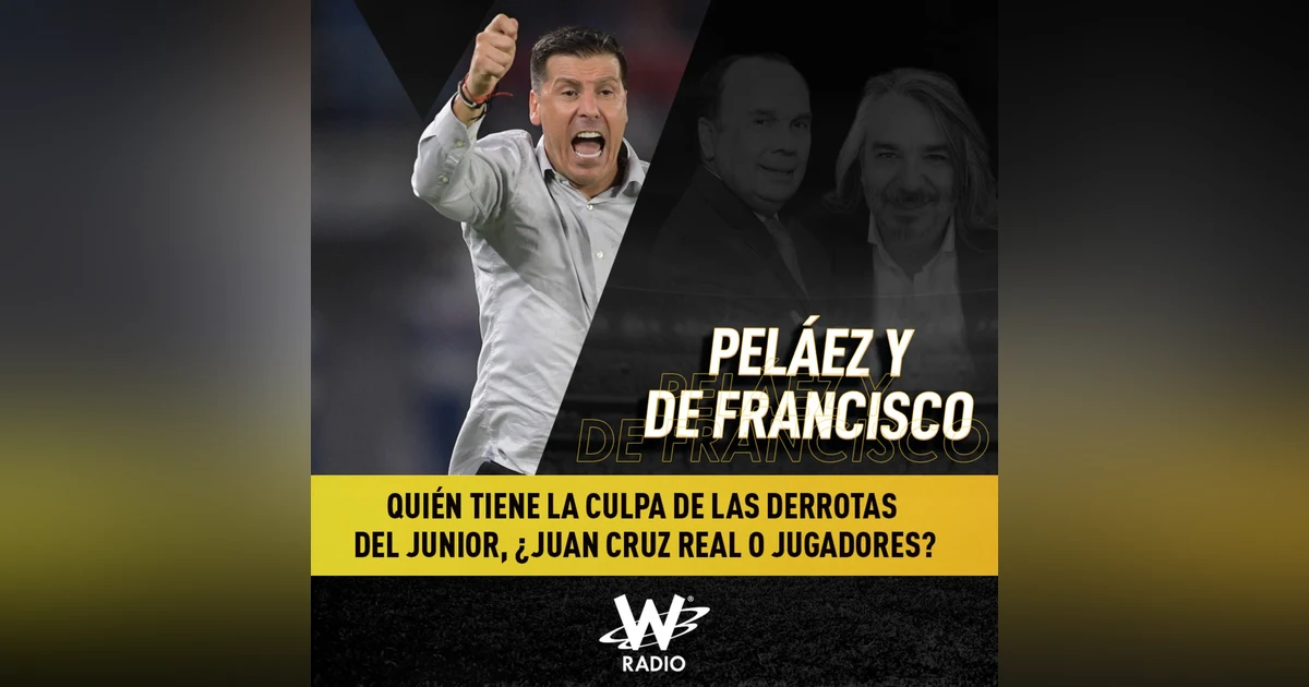 Quién tiene la culpa de las derrotas del Junior, ¿Juan Cruz Real o jugadores?
