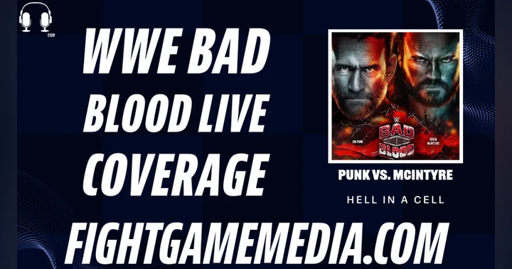 image for Drew McIntyre Vs. CM Punk Hell in a Cell | Roman Reigns & Cody Rhodes Vs. Solo Sikoa & Jacob Fatu | WWE Bad Blood Live Coverage