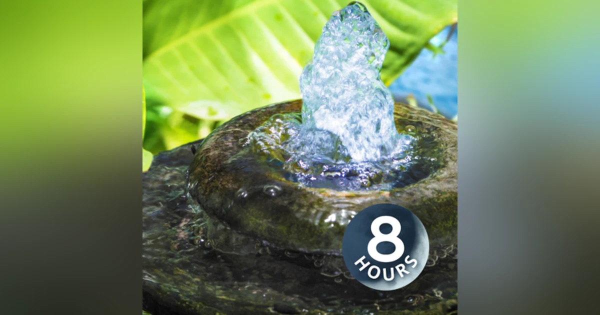Water Sounds White Noise 8 Hours | Sleep, Study, Focus