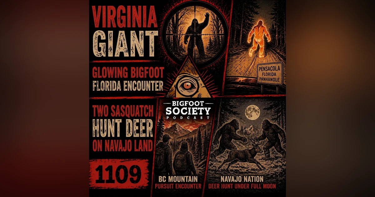 Glowing Florida Bigfoot, Two Sasquatch Hunt Deer, Virginia Giant & BC Mountain Terror!