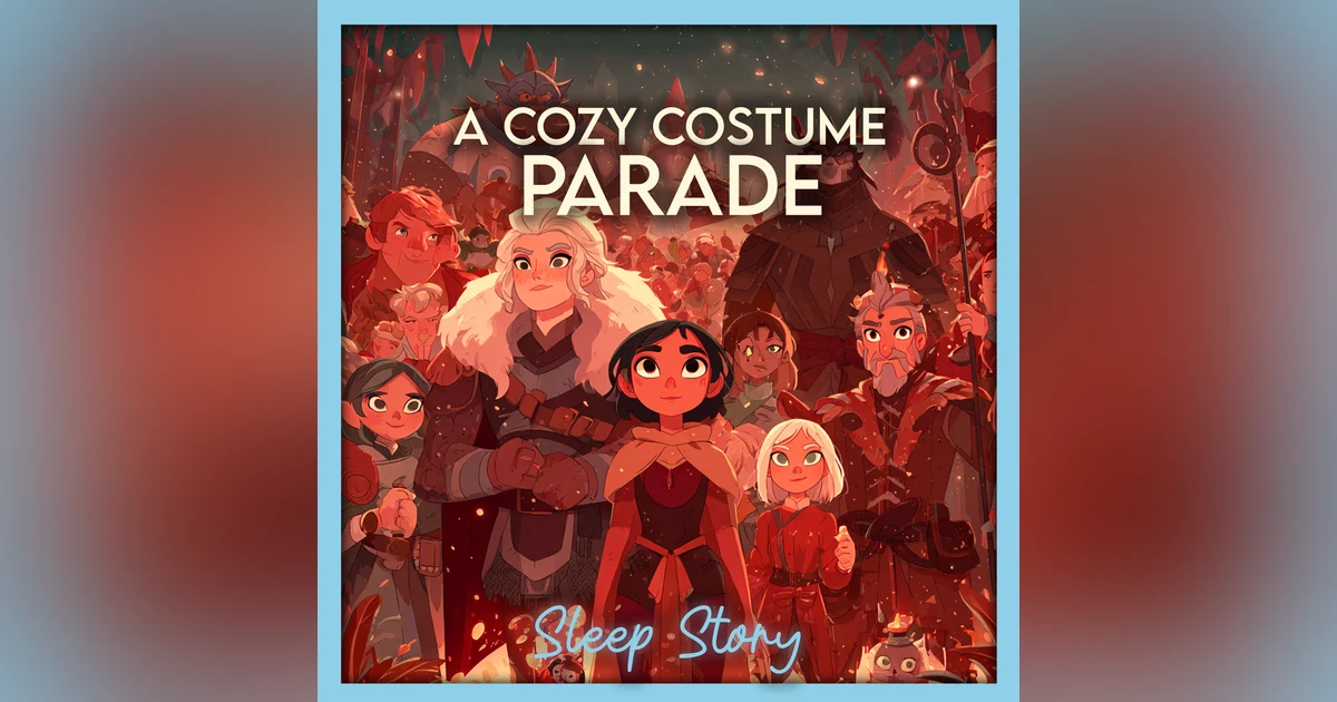 Lanterns, Moonlight & the Sleepy Costume Parade | Cozy Bedtime Story for Adults for Deep Sleep, Relaxation & Stress Relief