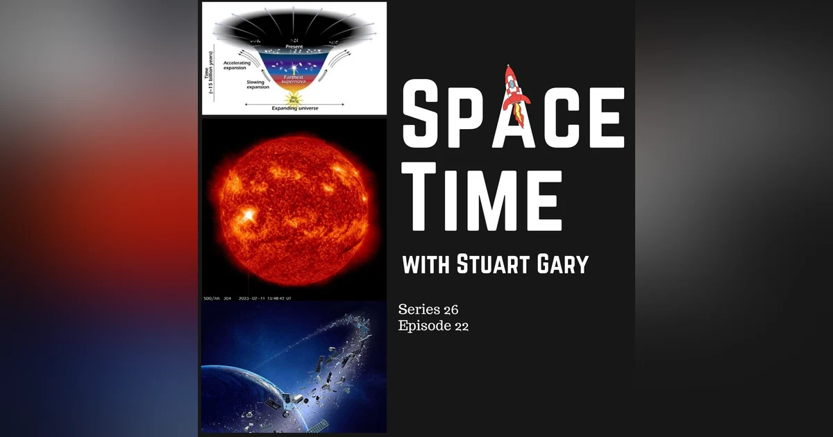 S26E22: Could Black Holes be the Source of Dark Energy // Another Solar Flare Blast // Soyuz Launch Delay
