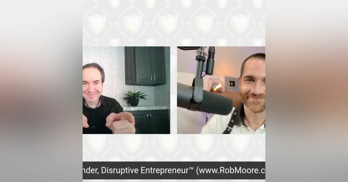 Rob Moore, Founder Disruptive Entrepreneur, author 18 books, 2x World Record Speaker