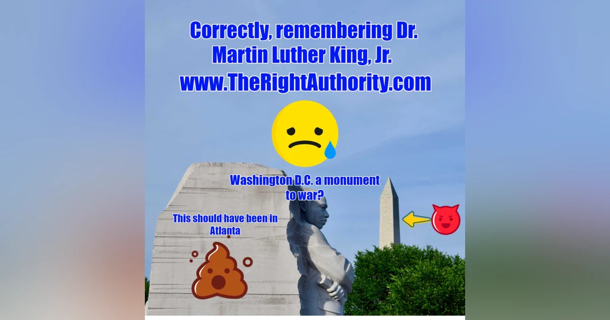 Correctly, remembering Dr. Martin L. King, Jr.