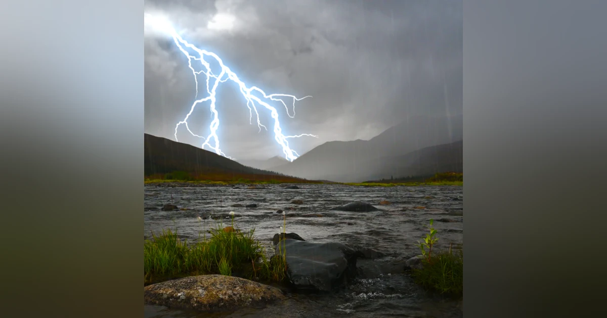 Thunder, Rain & Water Create Perfect Storm Sounds for Sleeping 12 hours