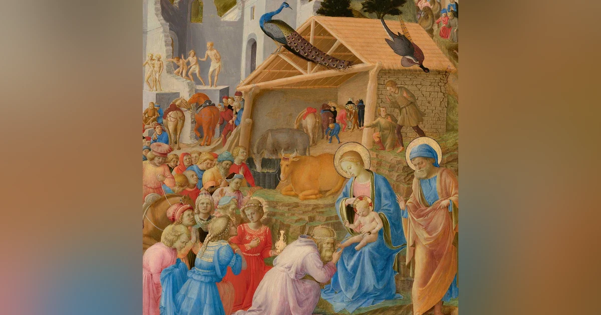 Adoration of the Magi by Fra Angelico and Fra Filippo Lippi