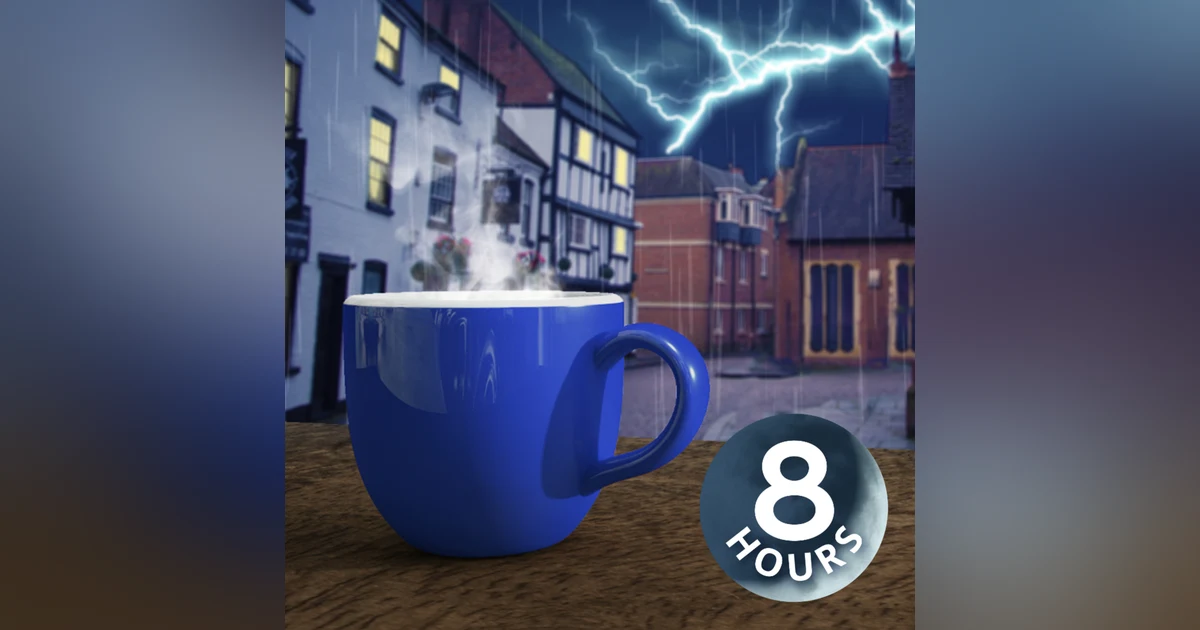 Thunderstorm Sounds for Studying feat. Epic Thunder & Coffee Shop Ambience 8 Hours