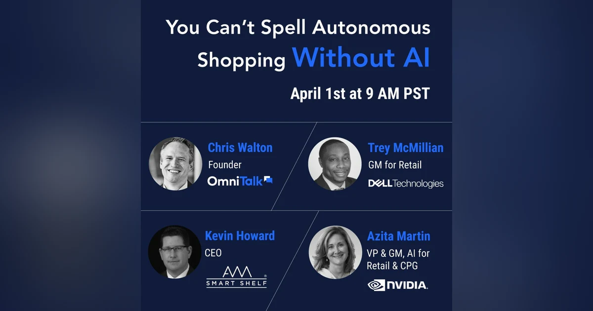 Live Webinar | You Can't Spell Autonomous Shopping Without AI