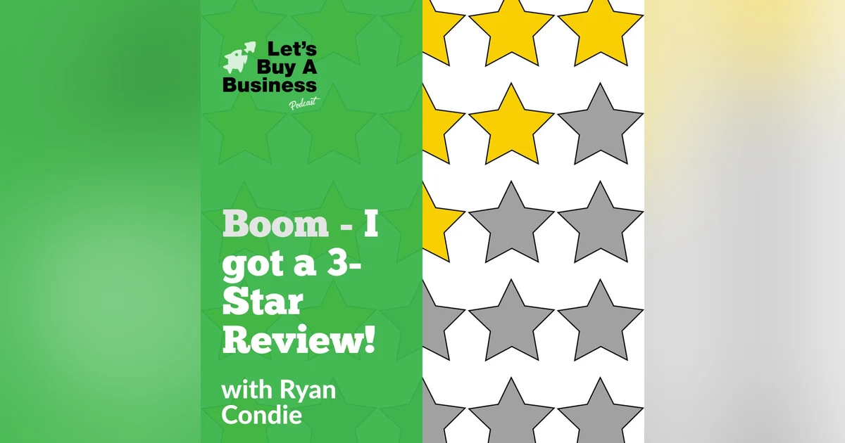 Boom - I Got a 3-Star Review!