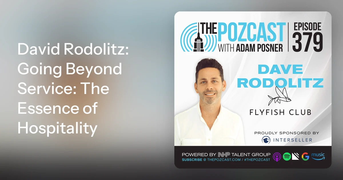 David Rodolitz David Rodolitz: Going Beyond Service: The Essence of Hospitality