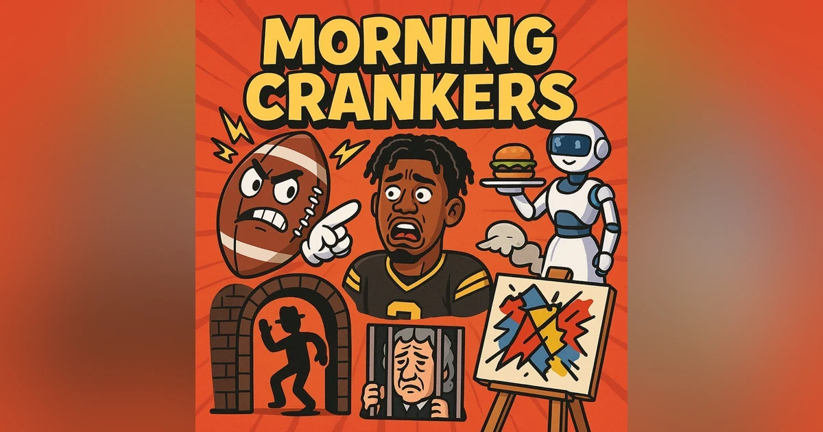 "Draft Day Drama, Robot Waiters, and Roasting the NFL | Morning Crankers"