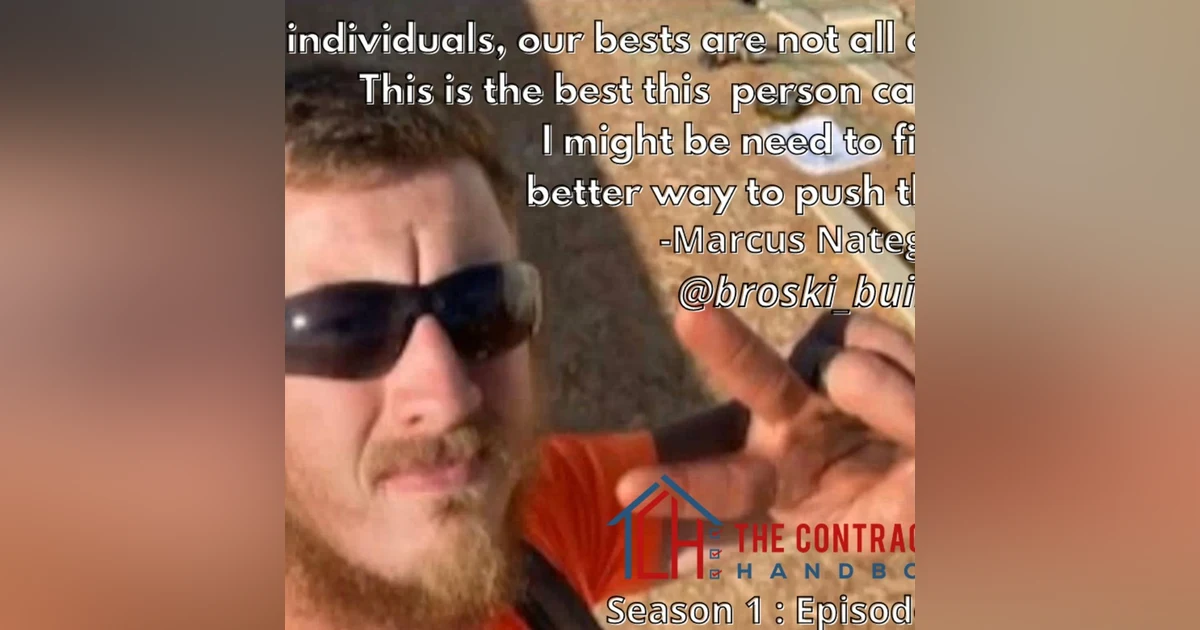 The contractor-foreman relationship: Framing foreman Marcus @broski_builds on Instagram