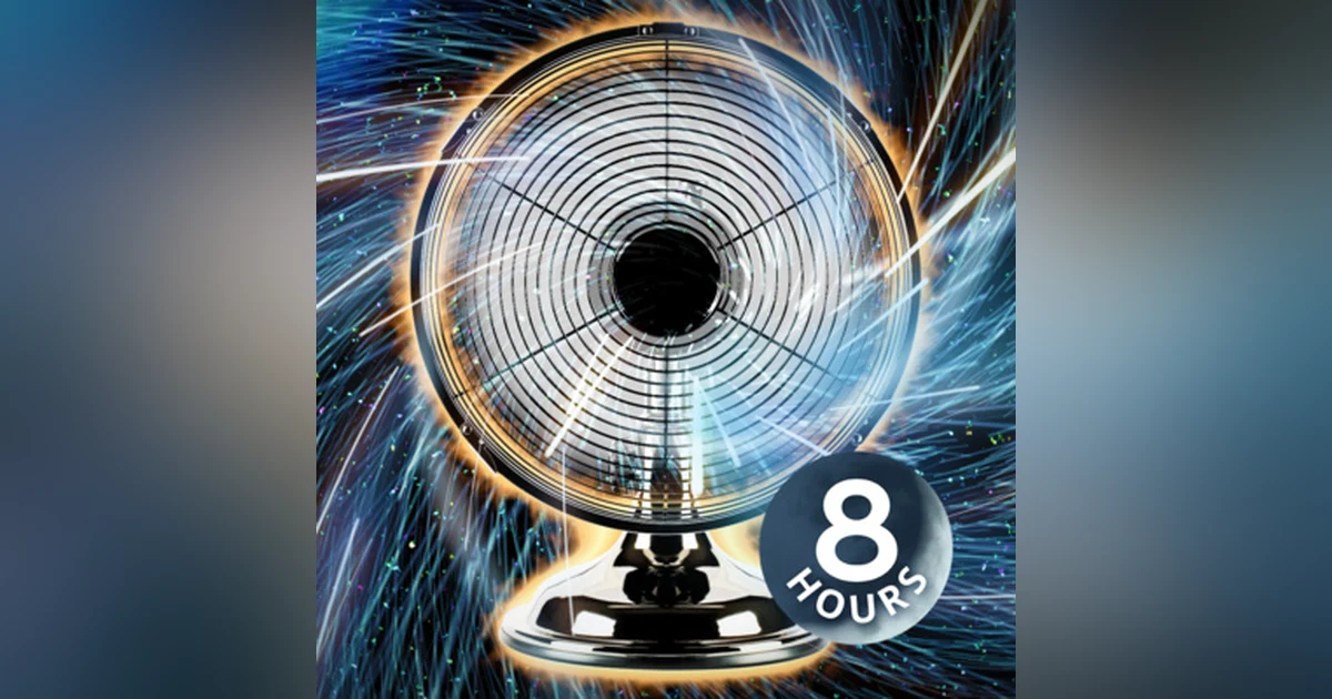 Space Fan White Noise 8 Hours | Sleep, Study, Focus