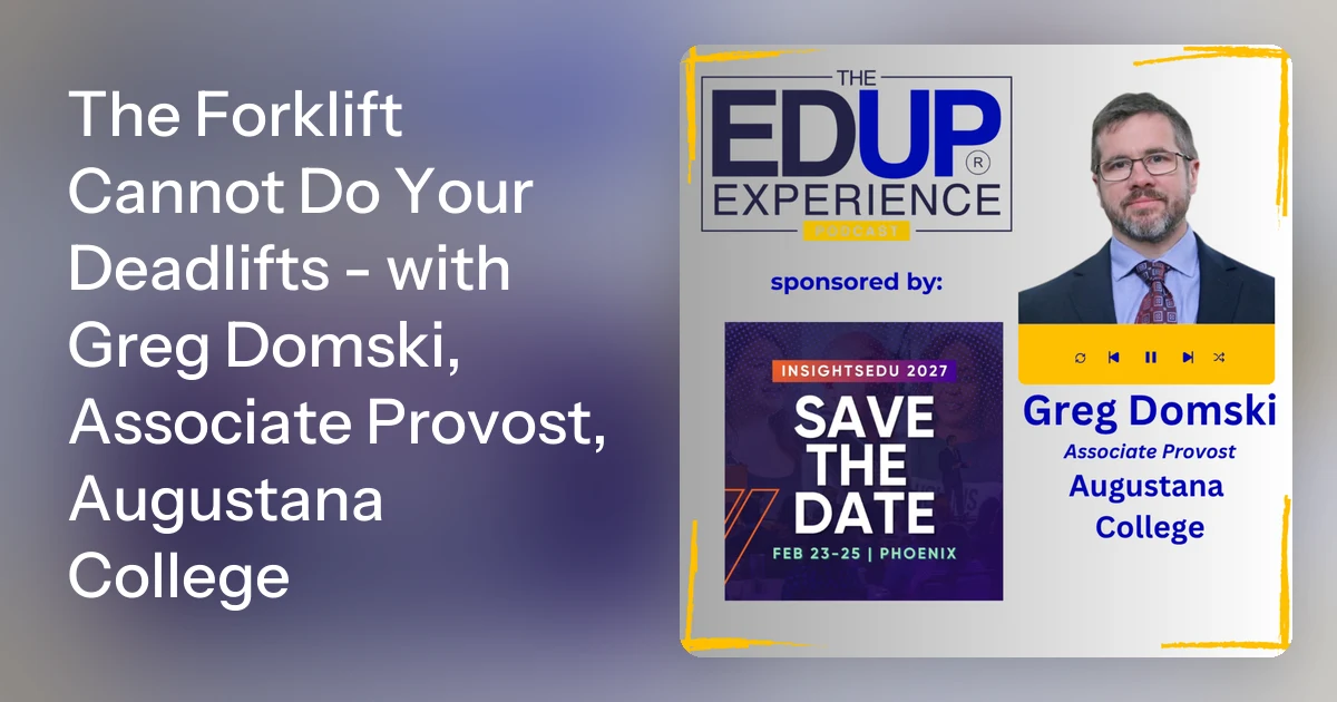 Greg Domski on Higher Ed Value & AI | Augustana College