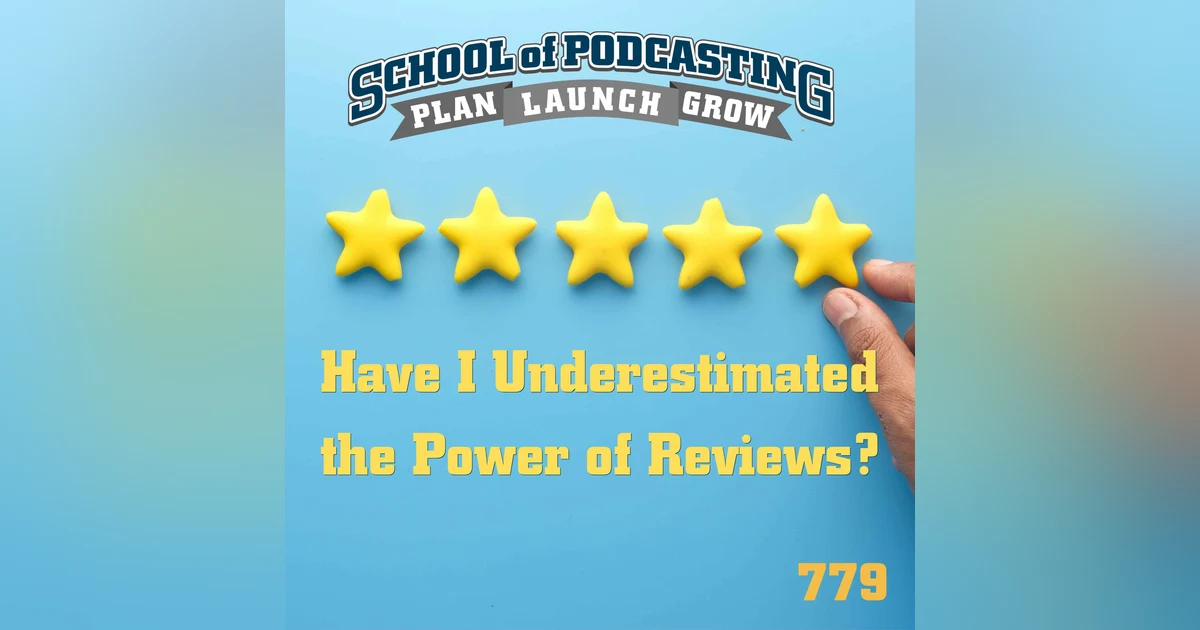 Have I Underestimated the Power of Apple Podcast Reviews?