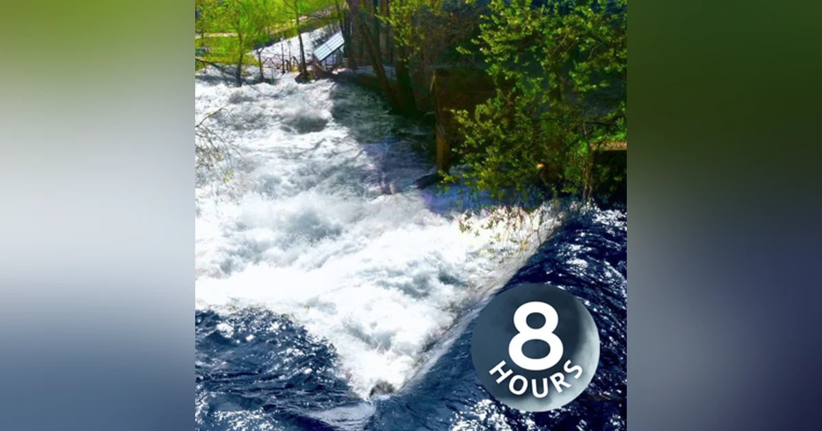 River Cascades in Norway 8 hours | Water Sounds for Studying, Relaxation or Sleeping