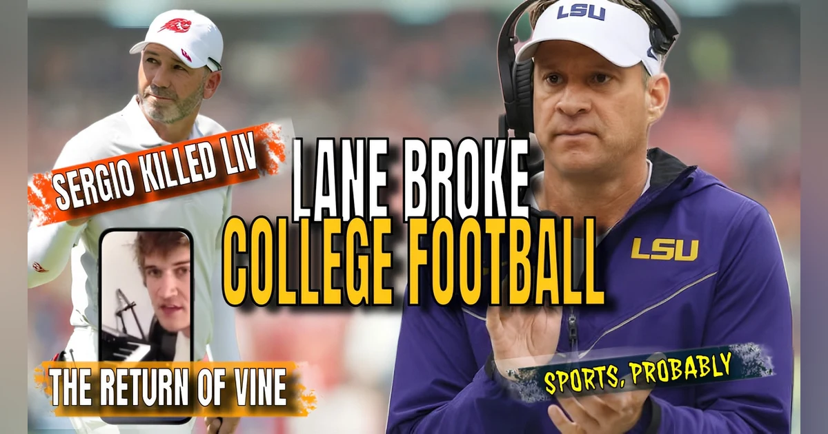 Did Lane Kiffin Break College Football?! (Plus the Return of Vine & Sergio Garcia Killed LIV Golf)