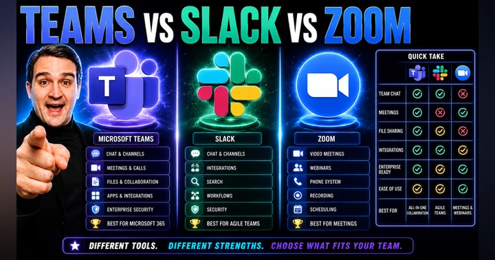 image for Teams vs Slack vs Zoom: Ultimate Comparison for Modern Collaboration