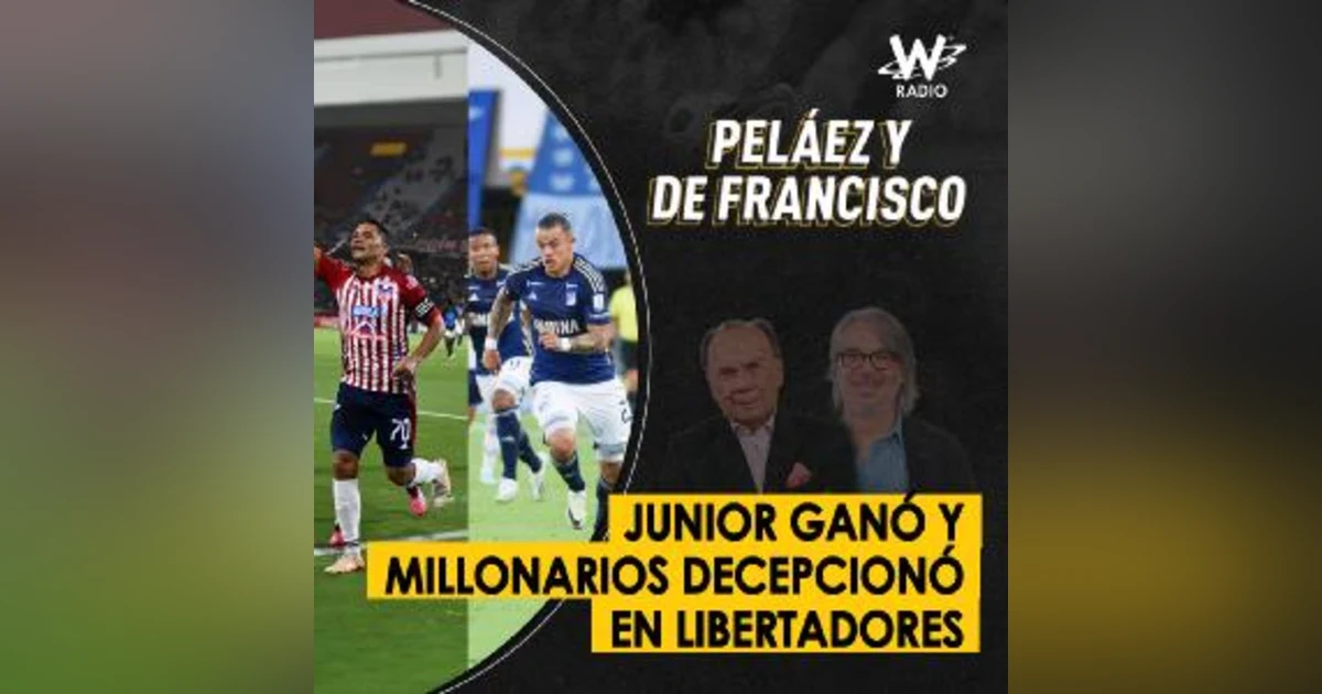Junior ganó y Millonarios decepcionó en Libertadores
