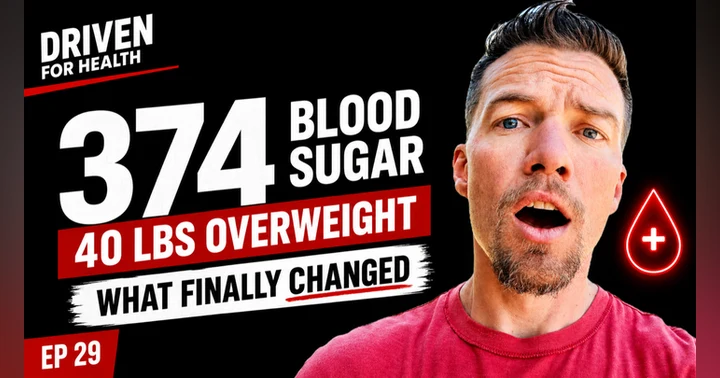 image for Type 2 Diabetes, 374 Blood Sugar, 40 Pounds Overweight: What Finally Made Him Change