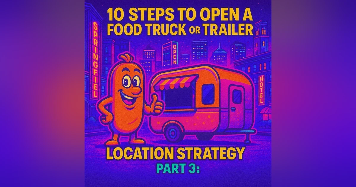 10 Steps to Open a Food Truck or Trailer: Part 3 - Mastering Location Strategy with Gus the Grinder