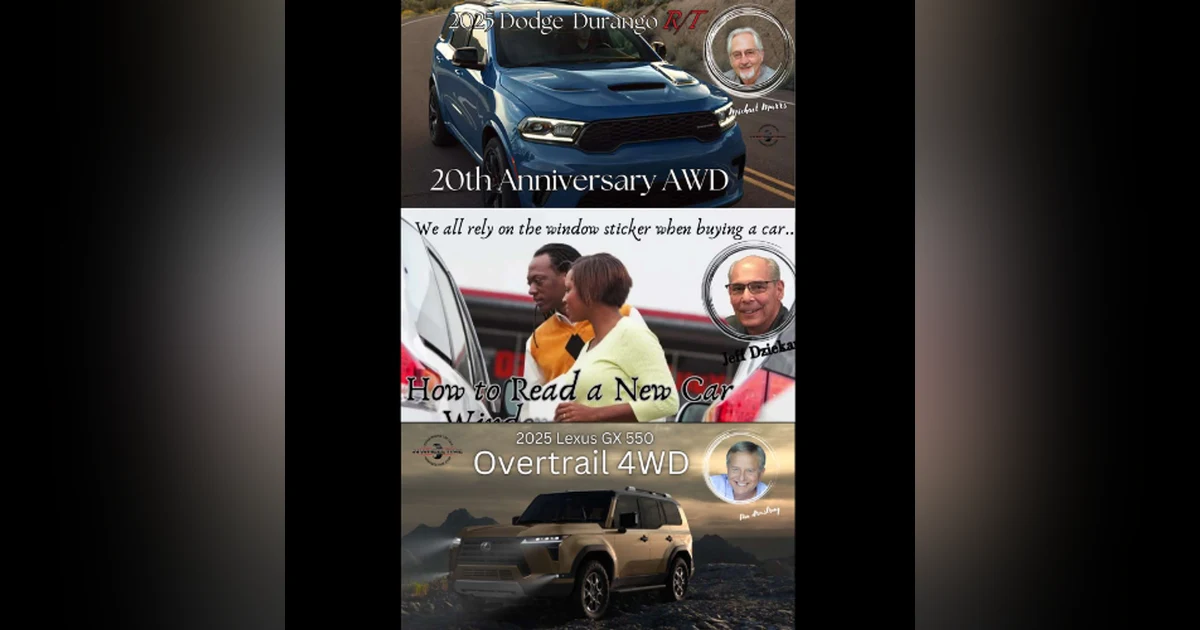 Exploring the 2024 Lexus GX 550, Decoding Vehicle Window Stickers, and Celebrating the 2025 Dodge Durango R/T