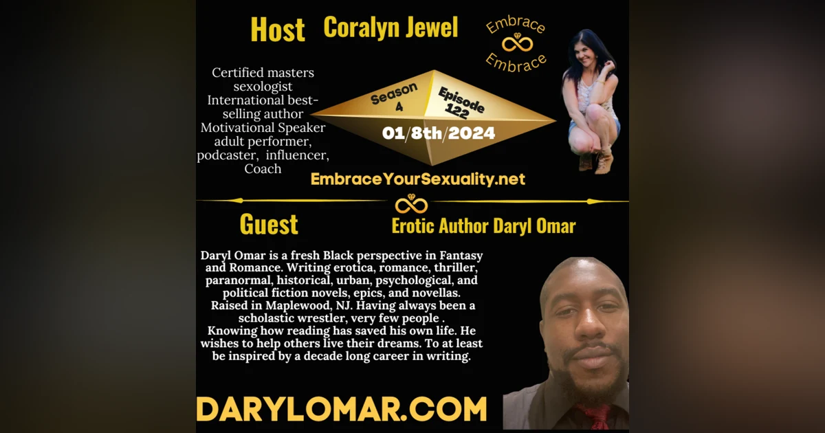 5 best sellers Erotic author Daryl Omar shares his story on EMBRACE