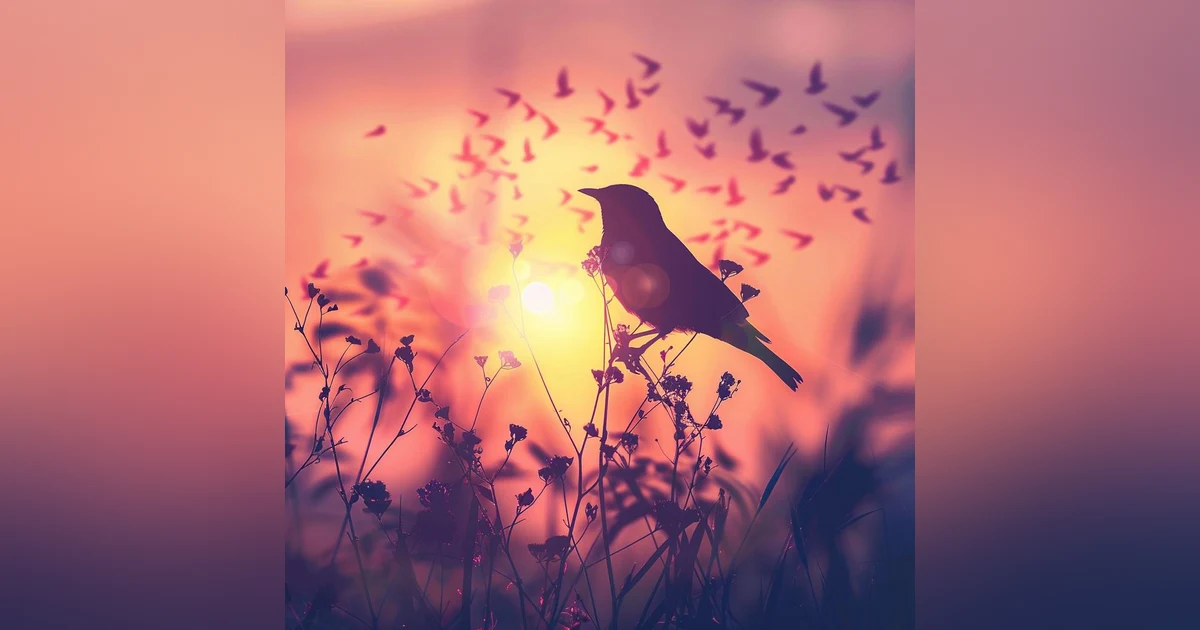 639 Hz With Bird Singing Sounds For  Better Sleep Improving Mood And Well-being