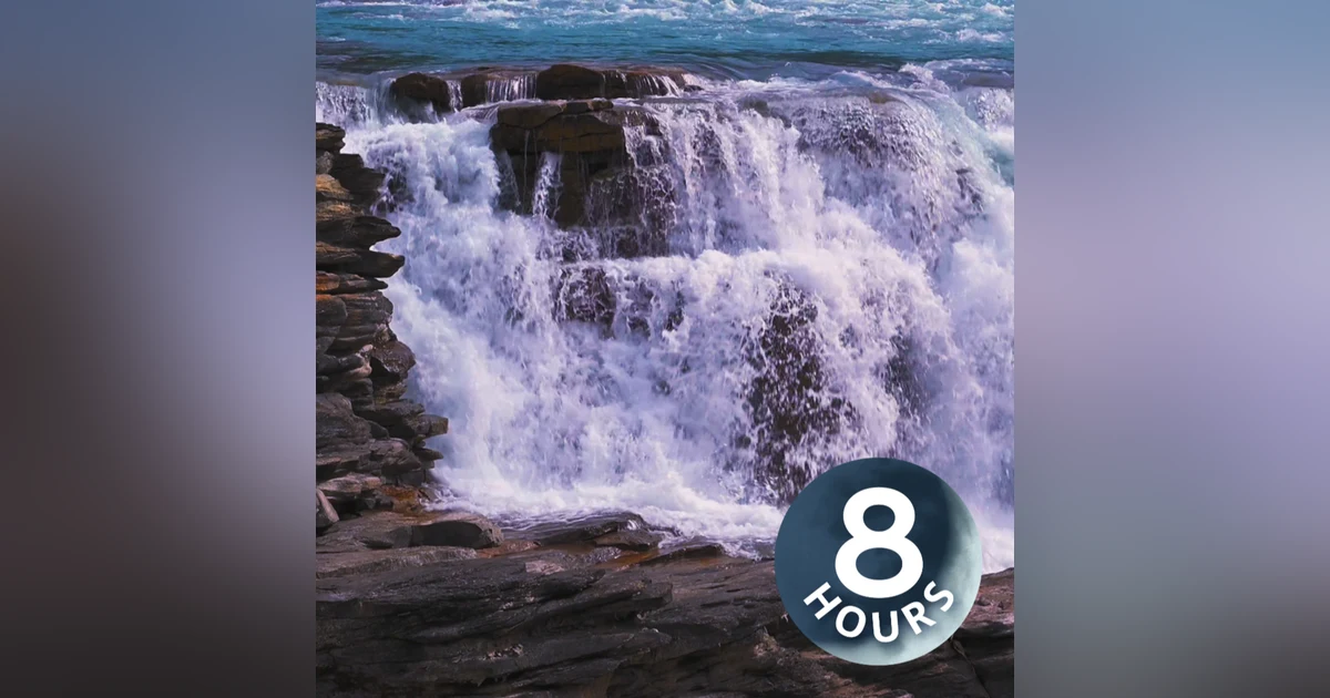Huge Waterfall White Noise for Intense Studying & Concentration 8 Hours
