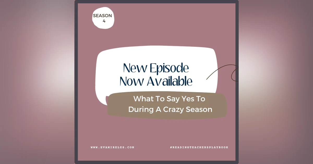 What To Say Yes To During A Crazy Season