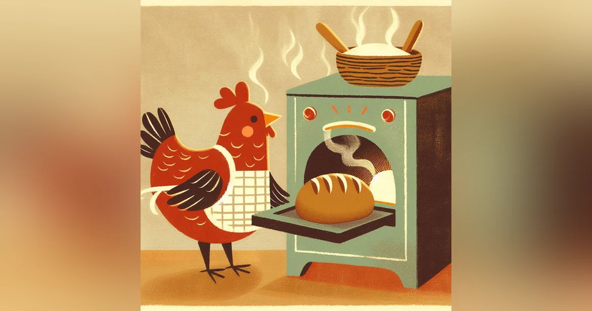 小红母鸡种麦子- 中英双语睡前故事 -The Little Red Hen Plants Wheat - Bedtime Story in Mandarin Chinese and English
