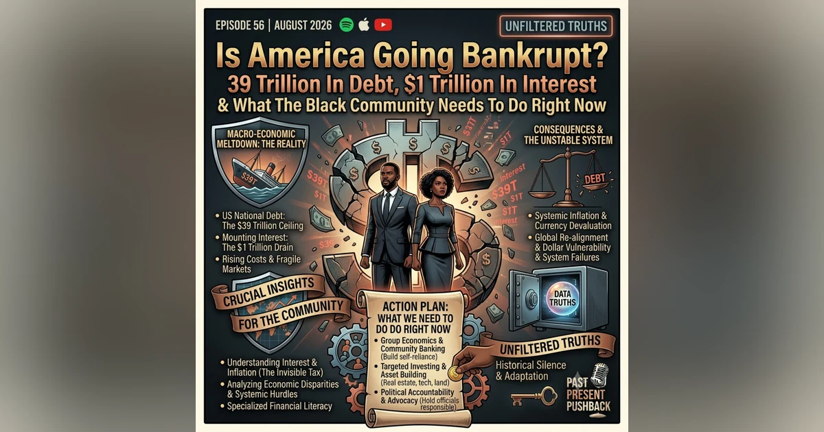 Is America Going Bankrupt? $39 Trillion In Debt, $1 Trillion In Interest & What The Black Community Needs To Do Right Now