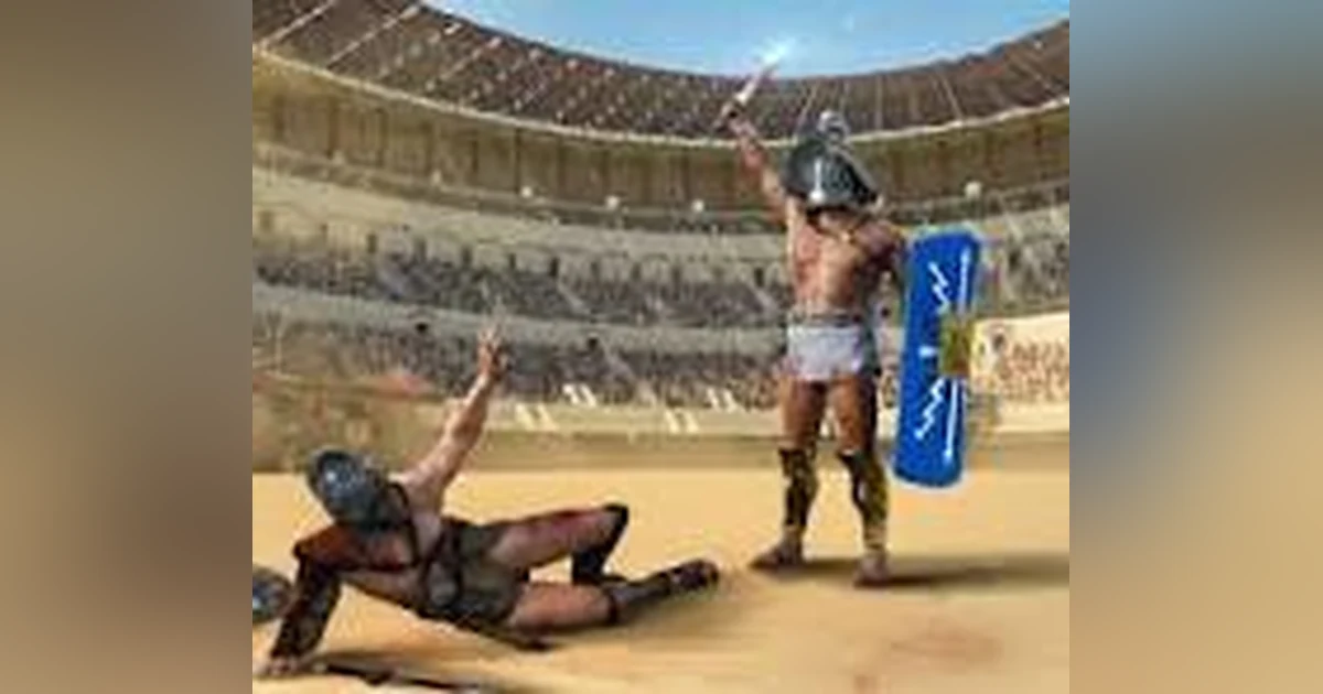 THE LAST FIGHT IN THE COLISEUM by CHARLOTTE YONGE
