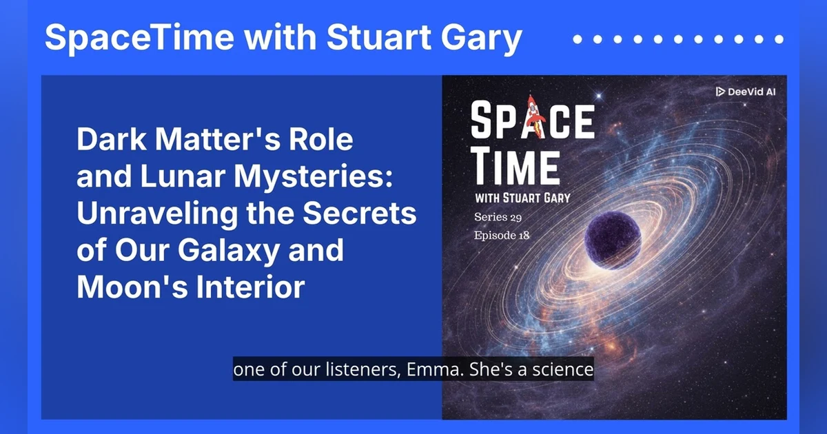 Dark Matter’s Role and Lunar Mysteries: Unraveling the Secrets of Our Galaxy and Moon’s Interior
