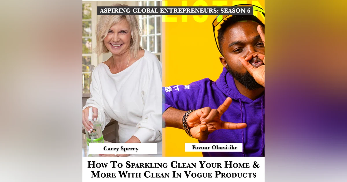 How To Sparkling Clean Your Home & More With Clean In Vogue Products with Carey Sperry 🧽 - 221